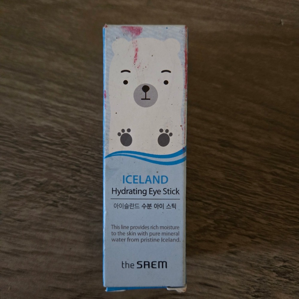 The Saem Iceland Hydrating‎ Eye Stick Brightening Moisture Mineral Water